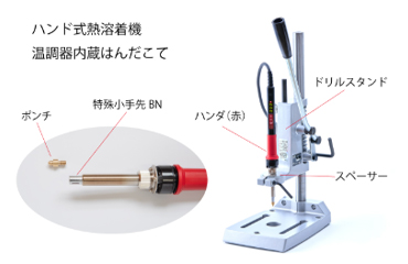 ハンド式熱溶着機 (標準・温調器内蔵タイプ)(東海物産)